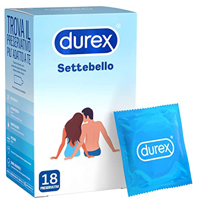 PROFILATTICO DUREX SETTEBELLO CLASSICO 18 PEZZI - Farmacianuova.eu