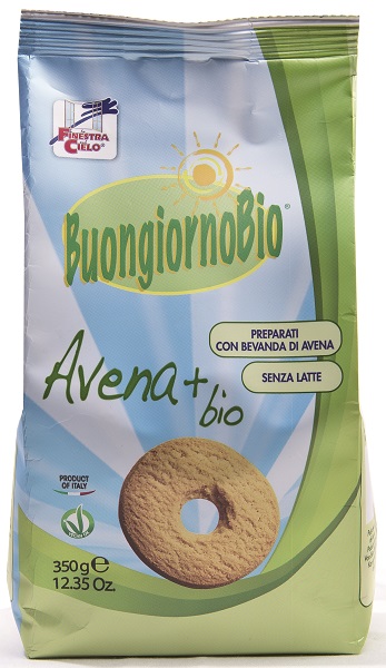 FSC BUONGIORNOBIO BISCOTTI ALL'AVENA+ BIO VEGAN SENZA LATTE 350 G - Farmacianuova.eu