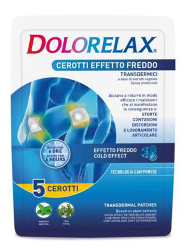 DOLORELAX CEROTTO EFFETTO FREDDO 5 PEZZI - Farmacianuova.eu