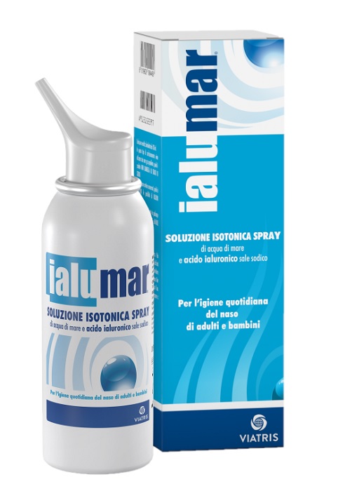 SOLUZIONE ISOTONICA SPRAY DI ACQUA DI MARE ACIDO IALURONICO SALE SODICO PER IGIENE NASO ADULTI E BAMBINI 100ML - Farmacianuova.eu
