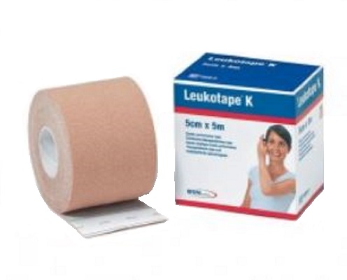 BENDA ADESIVA LEUKOTAPE K PER TAPING FISIOTERAPICO LARGHEZZA 5 CM LUNGHEZZA 5 M COLOR CARNE IN ROTOLO - Farmacianuova.eu