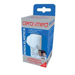 BENDA ELASTICA CEROXMED 10X450 CM CON GANCIO 1 PEZZO - Farmacianuova.eu