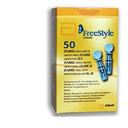 LANCETTE PUNGIDITO FREESTYLE GAUGE 28 50 PEZZI - Farmacianuova.eu