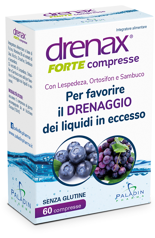 DRENAX FORTE MIRTILLO 60 COMPRESSE - Farmacianuova.eu
