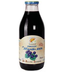 SUCCO PURO MIRTILLI SELVATICI 500 ML - Farmacianuova.eu
