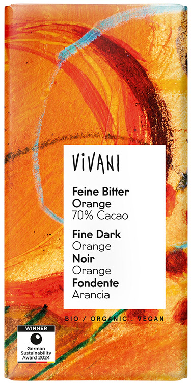 CIOCCOLATO FONDENTE ARANCIO 100 G - Farmacianuova.eu