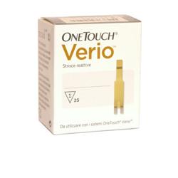 STRISCE MISURAZIONE GLICEMIA ONETOUCH VERIO 25 PEZZI - Farmacianuova.eu