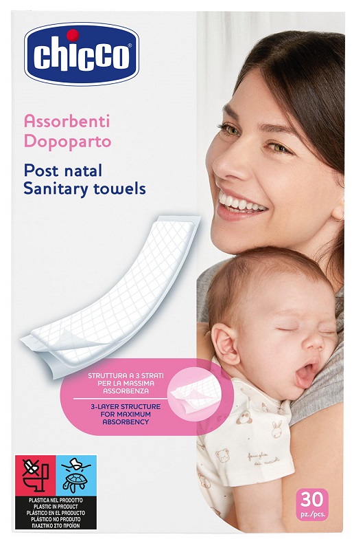 CHICCO ASSORBENTI PROTECTION POSTPARTO 30 PEZZI - Farmacianuova.eu