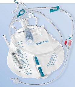 CATETERE IN SILICONE SCANALATO PROFILCATH PRECONNESSO CH20 LUNGHEZZA 40CM + SACCA DI DRENAGGIO DA 2000ML GRADUATA CON TUBO DI SCARICO ELASTICO E CHIUSURA A MORSETTO - Farmacianuova.eu
