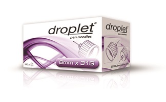 AGO PER PENNA DA INSULINA DROPLET GAUGE 31 6 MM 100 PEZZI - Farmacianuova.eu