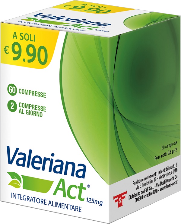 VALERIANA ACT 60 COMPRESSE - Farmacianuova.eu