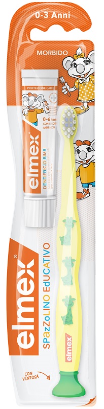 ELMEX SPAZZOLINO BIMBI EDUCATIVO NEW 0-3 ANNI - Farmacianuova.eu