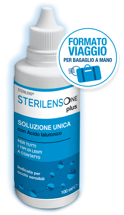 SOLUZIONE UNICA STERILENS ONE PLUS CON ACIDO IALURONICO 100 ML - Farmacianuova.eu