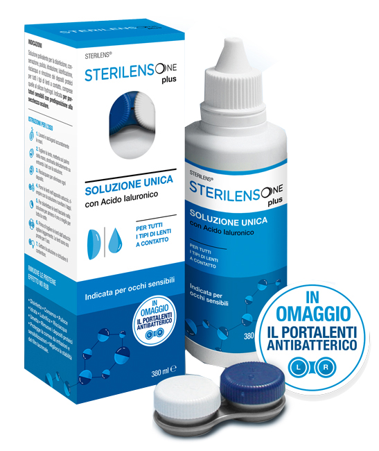 SOLUZIONE UNICA STERILENS ONE PLUS CON ACIDO IALURONICO 380 ML - Farmacianuova.eu