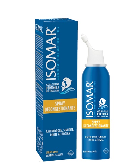 ISOMAR NASO CHIUSO SOLUZIONE ACQUA DI MARE IPERTONICA PER DECONGESTIONE NASO CHIUSO 50 ML - Farmacianuova.eu