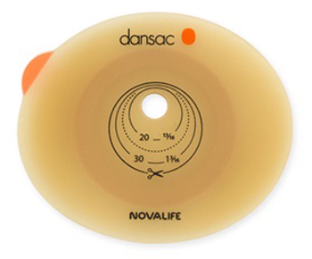 PLACCA PER COLO ILEO ED UROSTOMIA DANSAC NOVALIFE2 43MM RITAGLIABILE 10-35 - Farmacianuova.eu