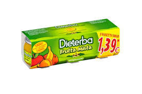 DIETERBA OMOGENEIZZATO FRUTTA MISTA 3 PEZZI 80 G - Farmacianuova.eu