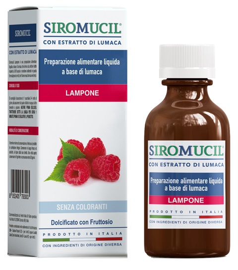 SIROMUCIL PREPARATO ALIMENTARE CON ESTRATTO DI LUMACA AL LAMPONE 150 ML - Farmacianuova.eu