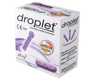 LANCETTE PUNGIDITO DROPLET GAUGE 30 25 PEZZI - Farmacianuova.eu