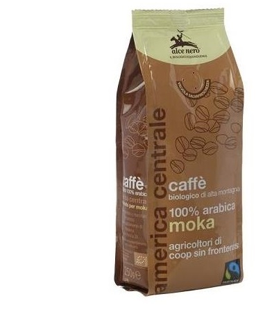 CAFFE' MOKA 100% ARABICA BIO FAIRTRADE 250 G - Farmacianuova.eu