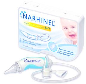 ASPIRATORE NASALE NARHINEL SOFT 1 PEZZO + 2 RICAMBI - Farmacianuova.eu