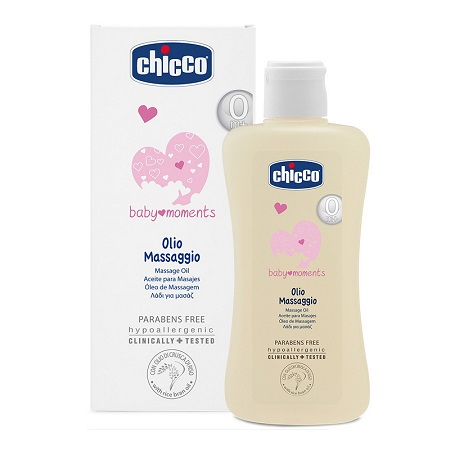 CHICCO COSMETICI BABY MOMENTS OLIO MASSAGGIO 200 ML - Farmacianuova.eu