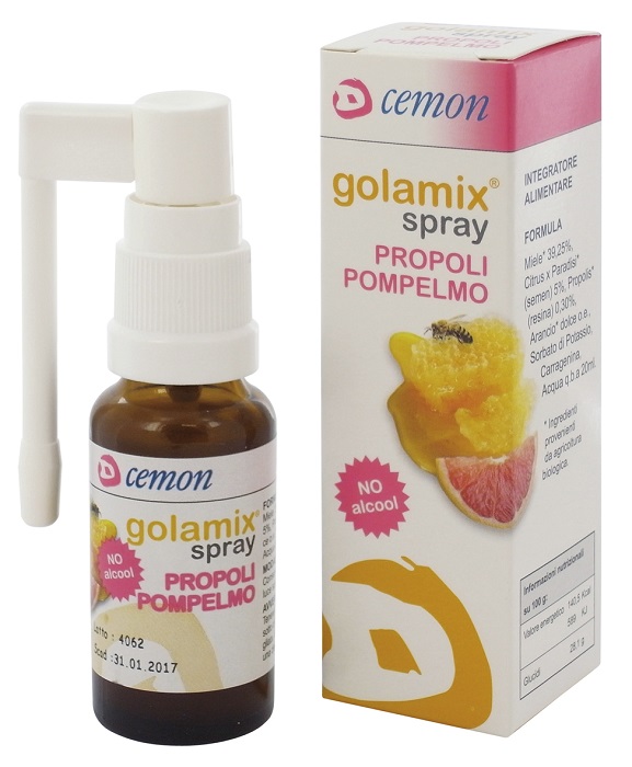 GOLAMIX SPRAY - PROPOLI POMPELMO 20 ML - Farmacianuova.eu