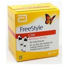 STRISCE MISURAZIONE GLICEMIA FREESTYLE LITE 25 PEZZI - Farmacianuova.eu