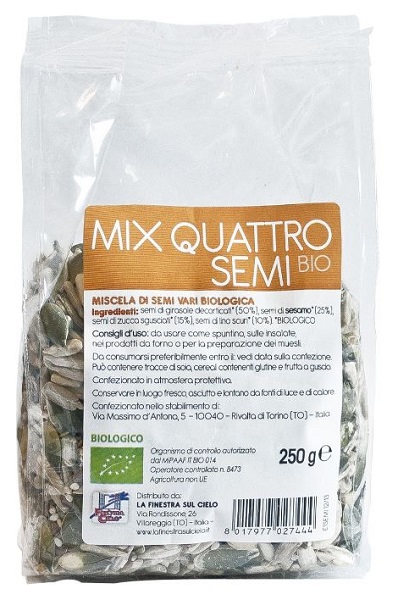 MIX 4 SEMI BIO 250 G - Farmacianuova.eu