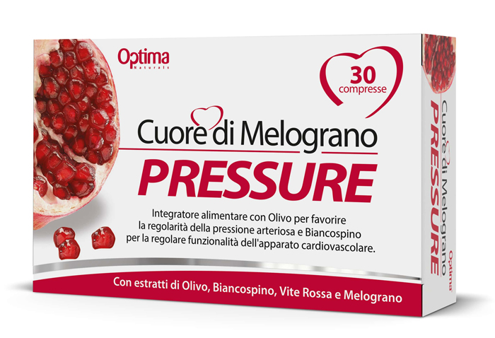 CUORE DI MELOGRANO PRESSURE 30 COMPRESSE 1 G - Farmacianuova.eu