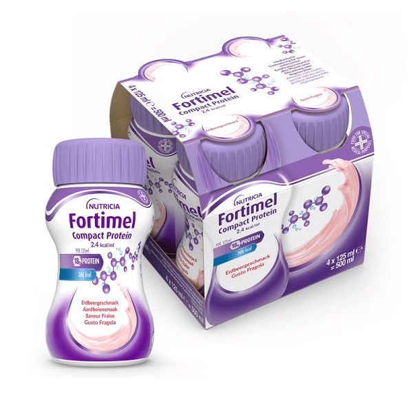 FORTIMEL COMPACT PROTEIN FRAGOLA 4 X 125 ML - Farmacianuova.eu