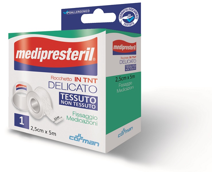 CEROTTO IN ROCCHETTO TESSUTO NON TESSUTO MEDIPRESTERIL 5X250CM - Farmacianuova.eu