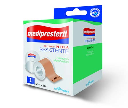 CEROTTO IN ROCCHETTO IN TELA MEDIPRESTERIL MISURA 5X500CM - Farmacianuova.eu