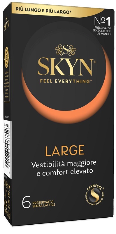 PROFILATTICO ANSELL AKUEL SKYN LARGE B 6 PEZZI - Farmacianuova.eu