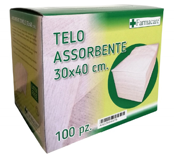 TELO ASSORBENTE 30X40CM 100 PEZZI - Farmacianuova.eu