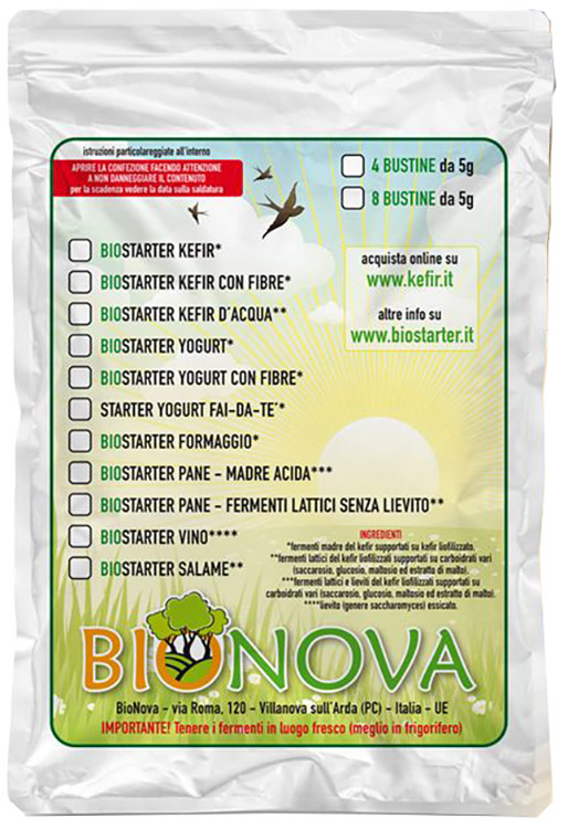 BIOSTARTER PER KEFIR D'ACQUA - Farmacianuova.eu