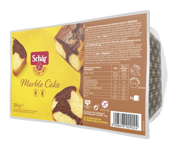 SCHAR MARBLE CAKE SENZA LATTOSIO 250 G - Farmacianuova.eu