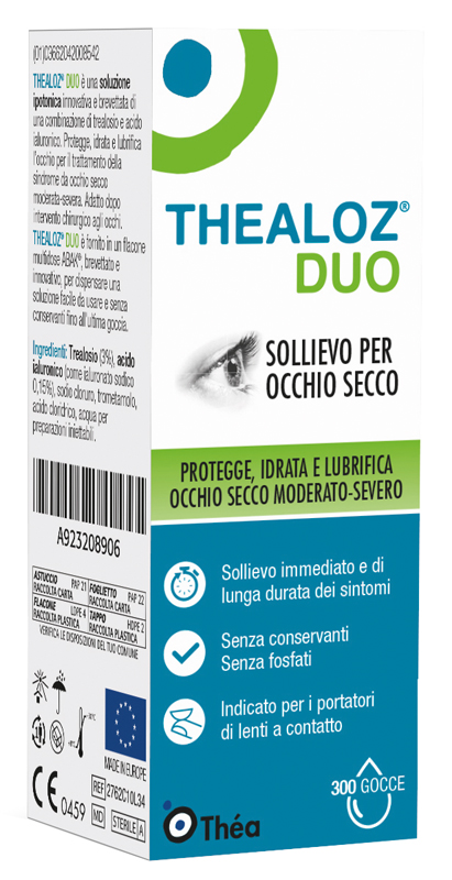 THEALOZ DUO SOLUZIONE OCULARE FLACONE 10 ML - Farmacianuova.eu