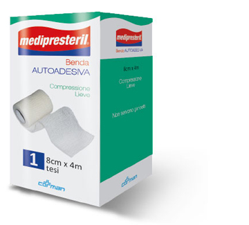 BENDA ADESIVA MEDIPRESTERIL 8X400 CM - Farmacianuova.eu
