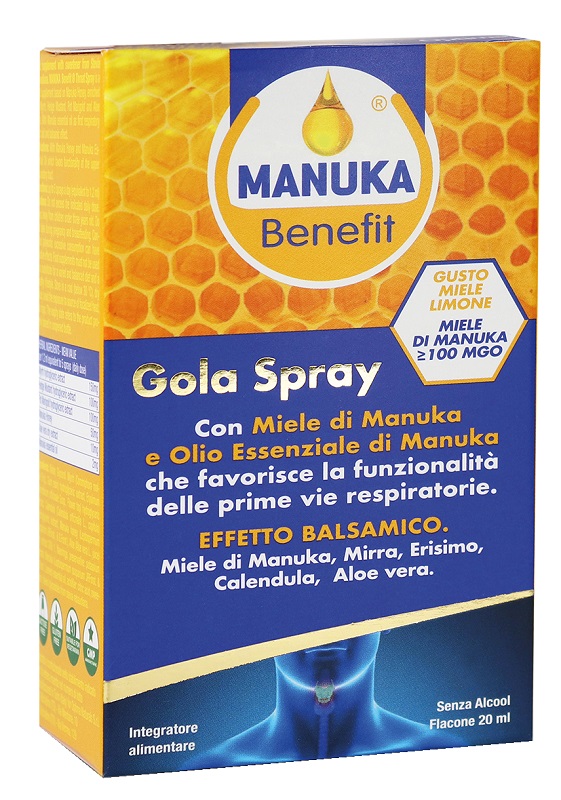 MANUKA BENEFIT GOLA SPRAY 20 ML - Farmacianuova.eu