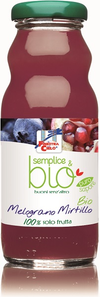 FSC SEMPLICE&BIO MELA MELOGRANO MIRTILLO BIO SENZA ZUCCHERI AGGIUNTI 200 ML - Farmacianuova.eu