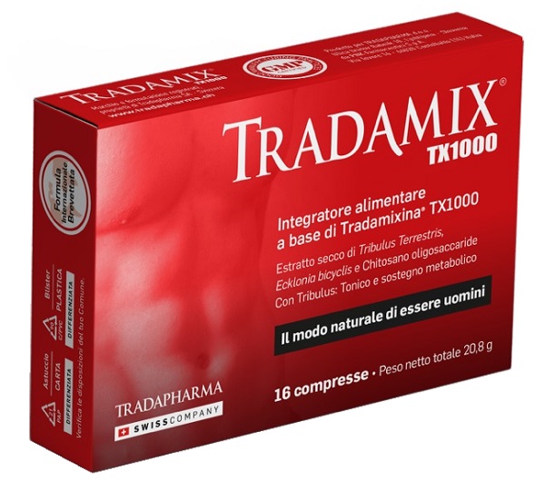 TRADAMIX TX 1000 ASTUCCIO 16 COMPRESSE DUE BLISTER 8 COMPRESSE - Farmacianuova.eu