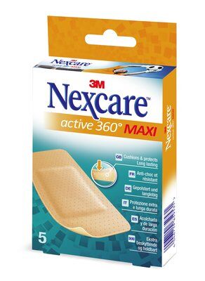 CEROTTO NEXCARE ACTIVE 360 GRADI 5 PEZZI - Farmacianuova.eu