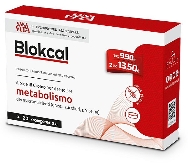 SANAVITA BLOKCAL 20 COMPRESSE - Farmacianuova.eu