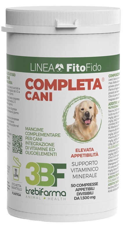 COMPLETA CANI 50 COMPRESSE BARATTOLO 75 G - Farmacianuova.eu