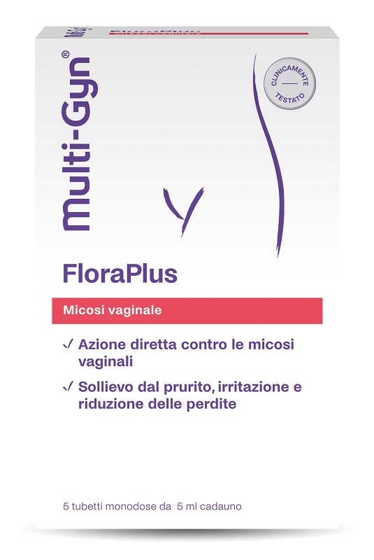 FLORAPLUS MULTI-GYN CANDIDOSI VAGINALE 5 TUBETTI X 5 ML - Farmacianuova.eu