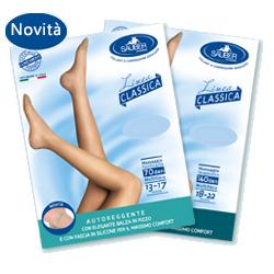 SAUBER CALZA AUTOREGGENTE 140 DENARI MAGLIA MICRORETE NERO 4 LINEA CLASSICA - Farmacianuova.eu