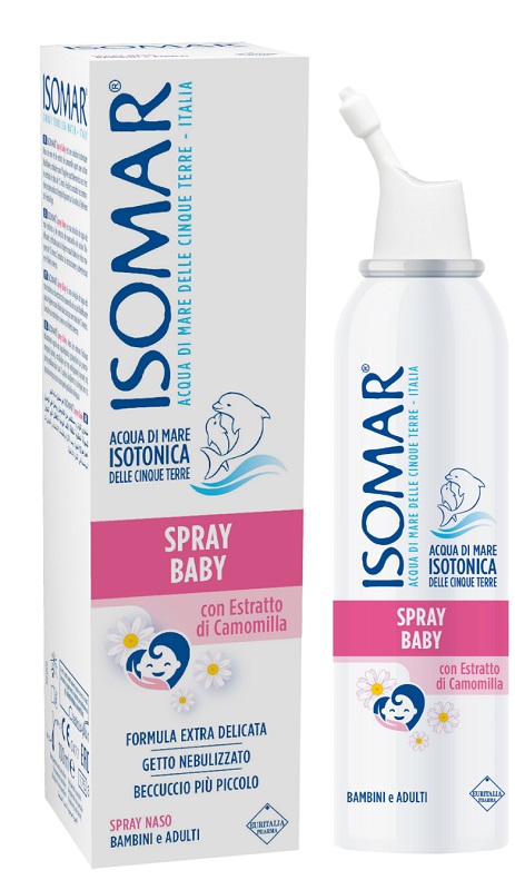 ISOMAR SPRAY BABY CON CAMOMILLA 100 ML - Farmacianuova.eu