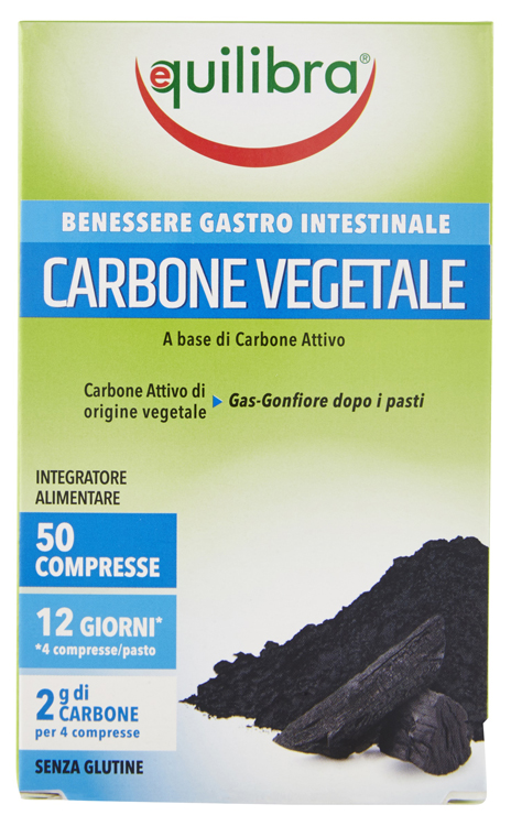 CARBONE VEGETALE 50 COMPRESSE - Farmacianuova.eu