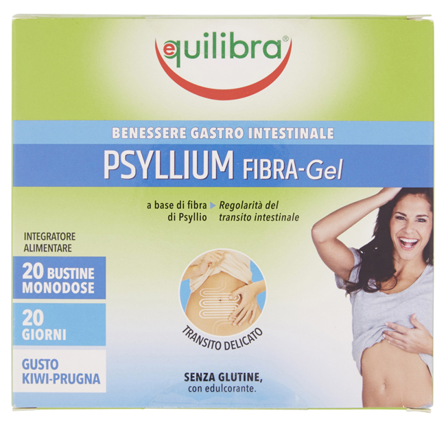 PSYLLIUM FIBRA GEL GUSTO KIWI PRUGNA 20 BUSTINE MONODOSE - Farmacianuova.eu